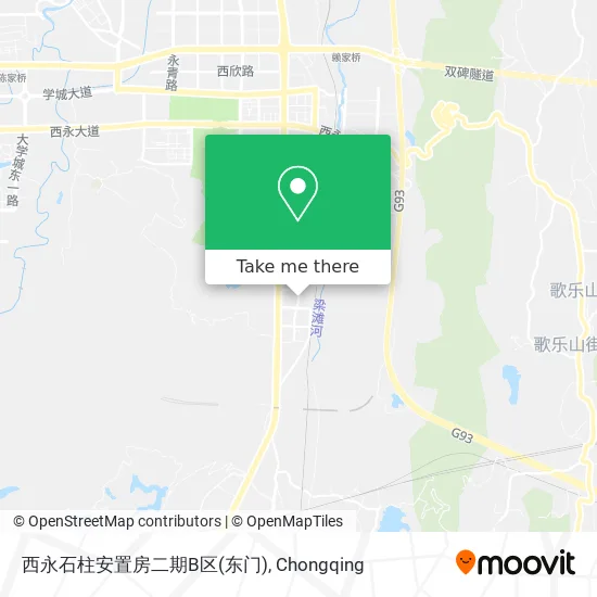 西永石柱安置房二期B区(东门) map