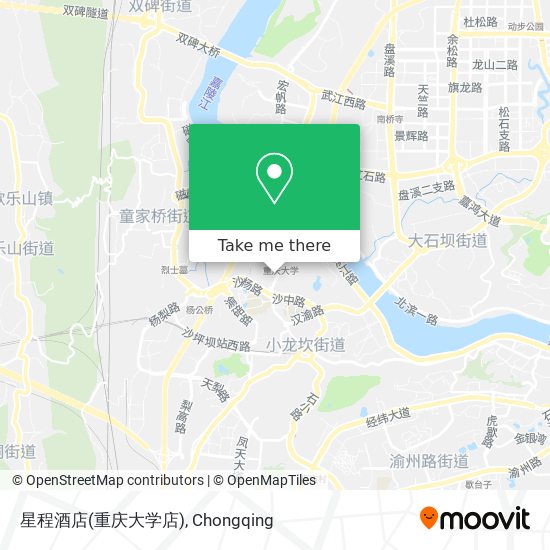 星程酒店(重庆大学店) map