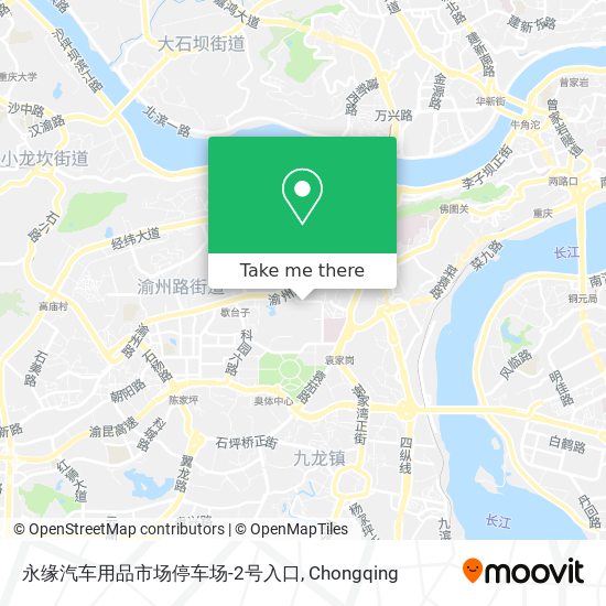 永缘汽车用品市场停车场-2号入口 map