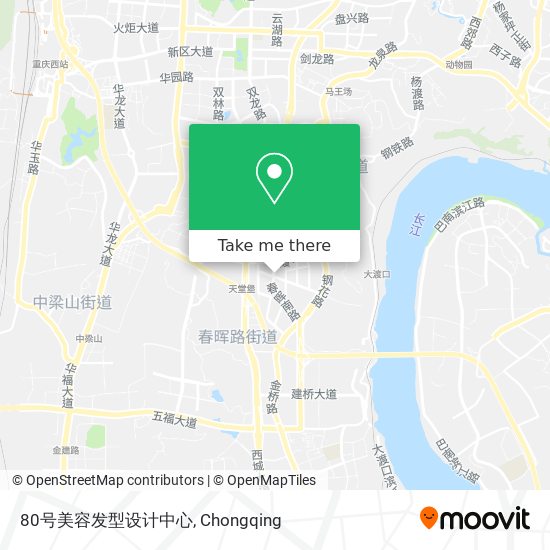 80号美容发型设计中心 map