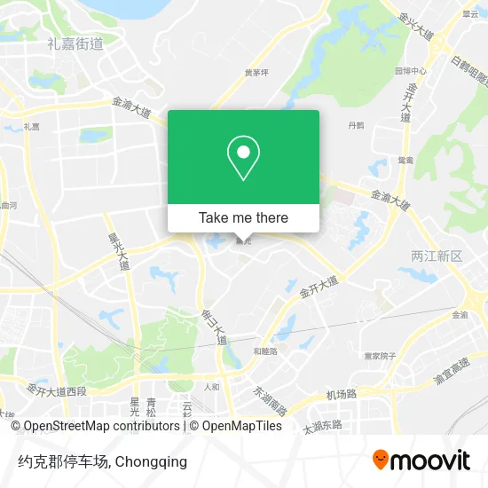 约克郡停车场 map