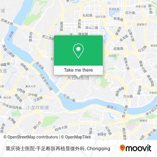 重庆骑士医院-手足断肢再植显微外科 map