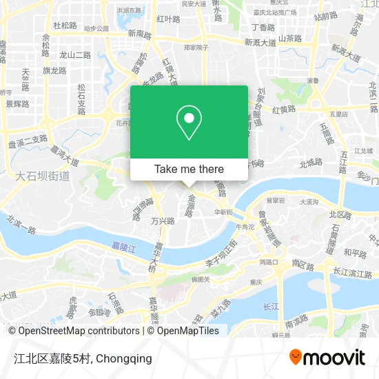 江北区嘉陵5村 map