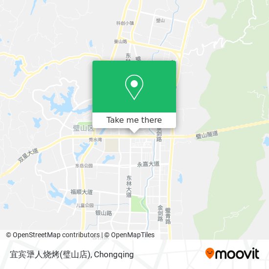 宜宾犟人烧烤(璧山店) map