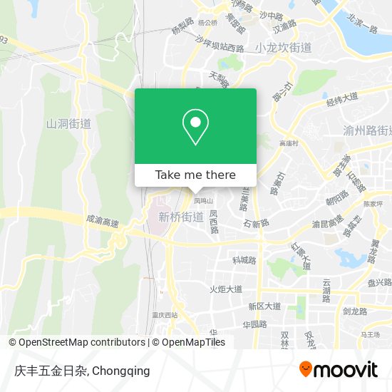 庆丰五金日杂 map