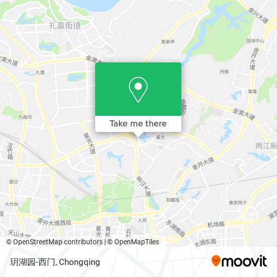 玥湖园-西门 map