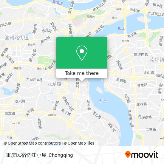 重庆民宿忆江小屋 map