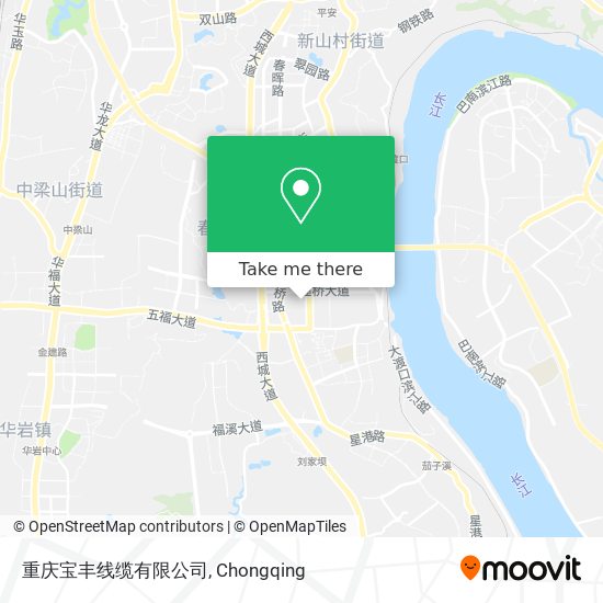 重庆宝丰线缆有限公司 map
