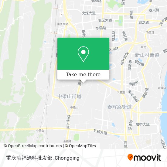 重庆渝福涂料批发部 map