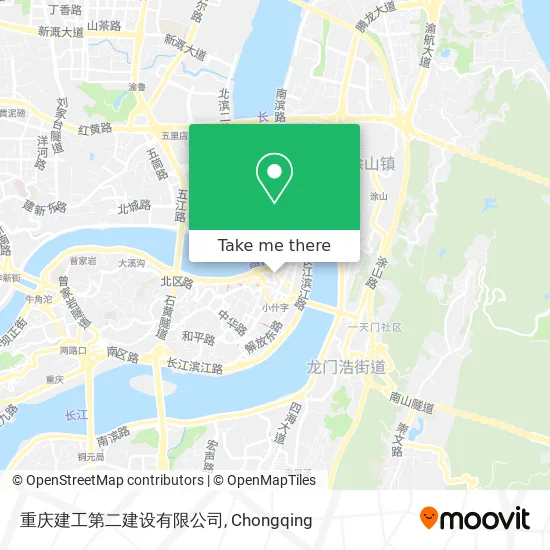 重庆建工第二建设有限公司 map