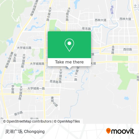 灵湖广场 map