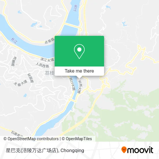 星巴克(涪陵万达广场店) map