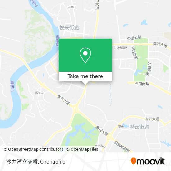 沙井湾立交桥 map