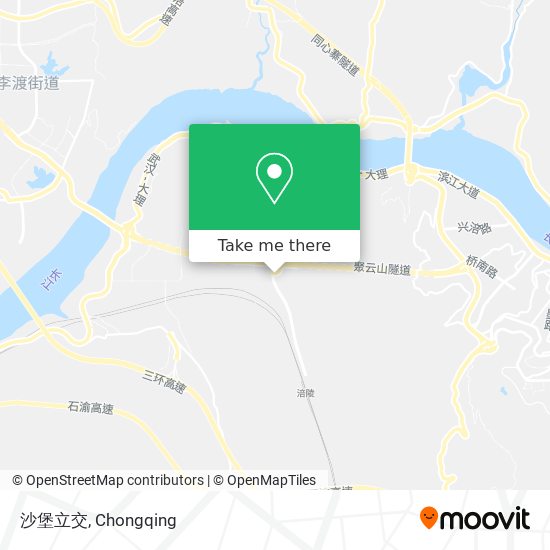 沙堡立交 map