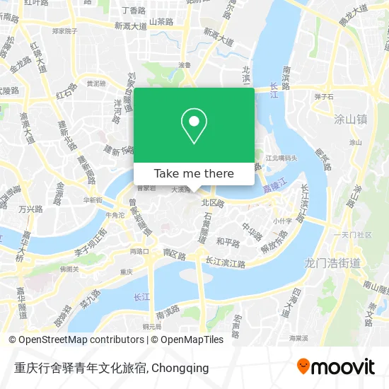 重庆行舍驿青年文化旅宿 map