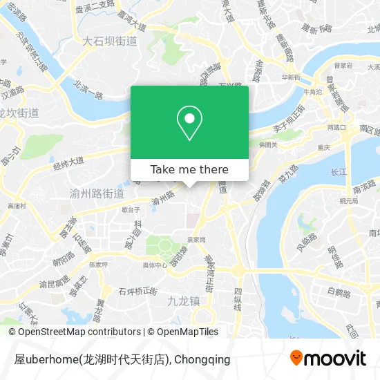 屋uberhome(龙湖时代天街店) map