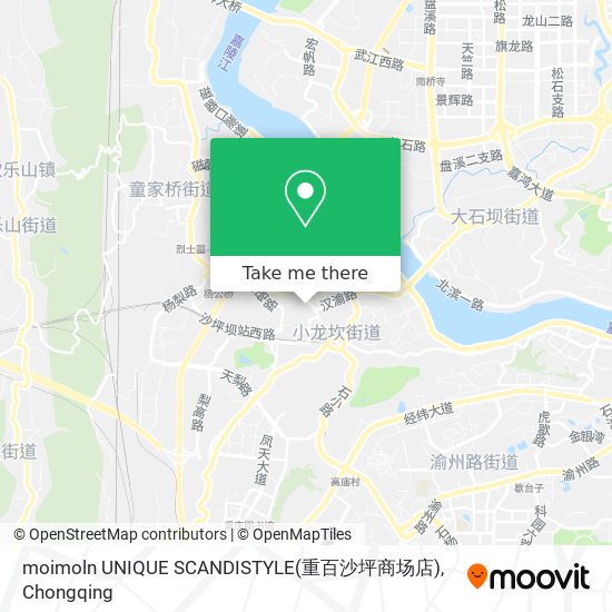 moimoln UNIQUE SCANDISTYLE(重百沙坪商场店) map