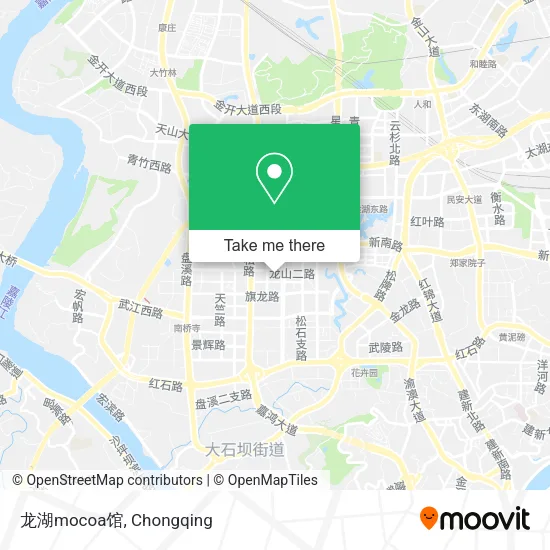 龙湖mocoa馆 map