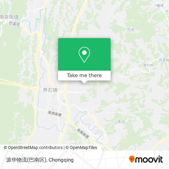 源华物流(巴南区) map