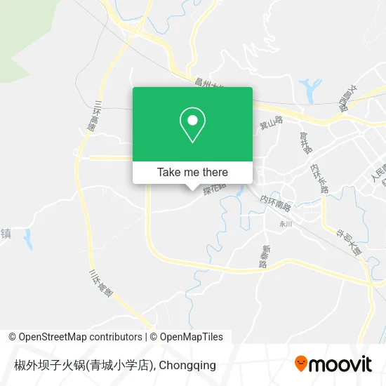 椒外坝子火锅(青城小学店) map