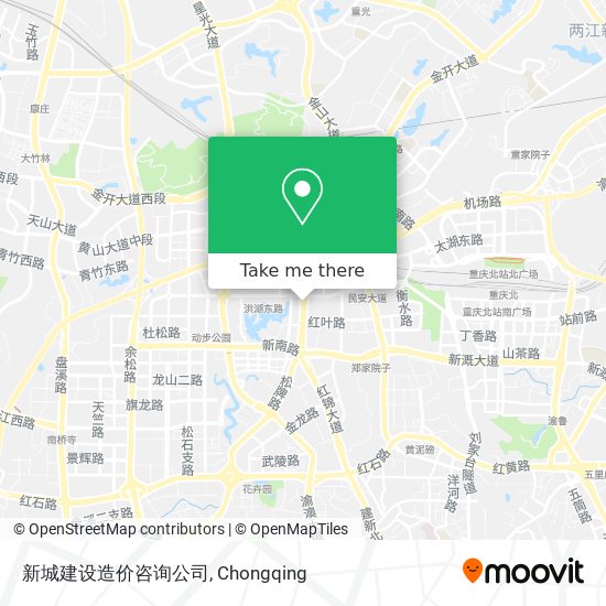 新城建设造价咨询公司 map