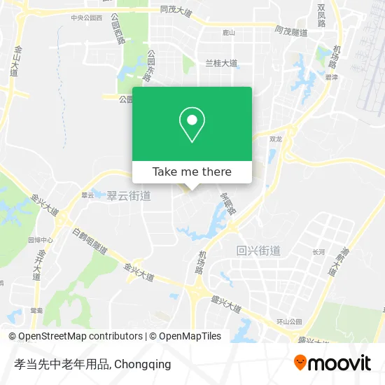 孝当先中老年用品 map