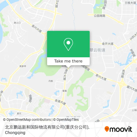 北京鹏远新和国际物流有限公司(重庆分公司) map
