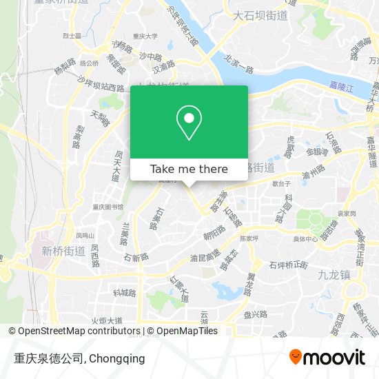 重庆泉德公司 map