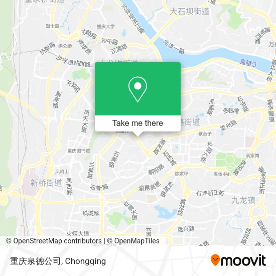 重庆泉德公司 map