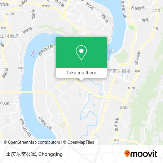 重庆乐窝公寓 map