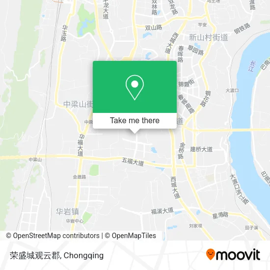 荣盛城观云郡 map