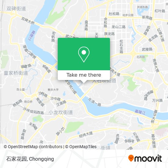 石家花园 map