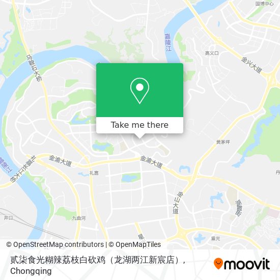 贰柒食光糊辣荔枝白砍鸡（龙湖两江新宸店） map