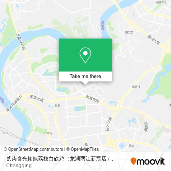 贰柒食光糊辣荔枝白砍鸡（龙湖两江新宸店） map