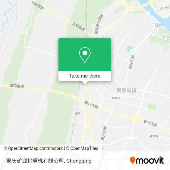 重庆矿源起重机有限公司 map