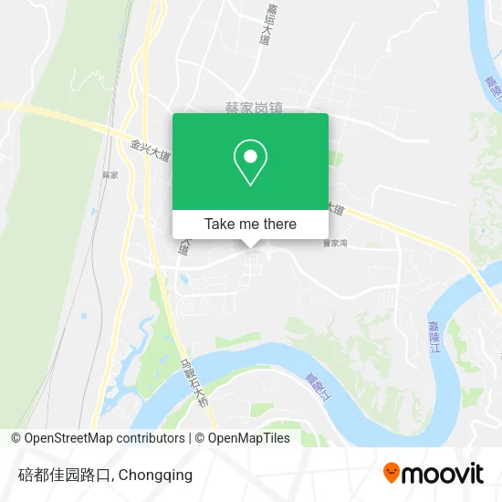 碚都佳园路口 map