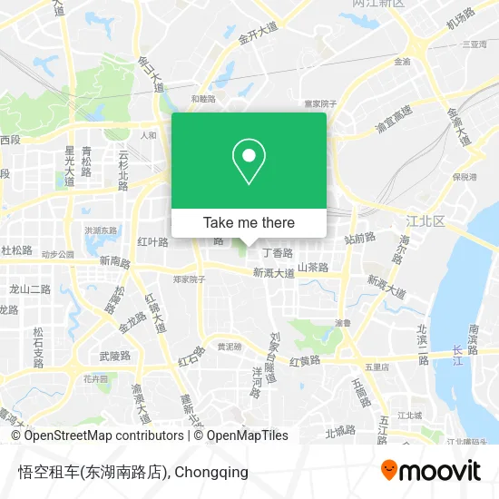 悟空租车(东湖南路店) map