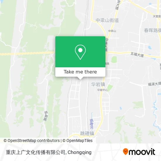 重庆上广文化传播有限公司 map