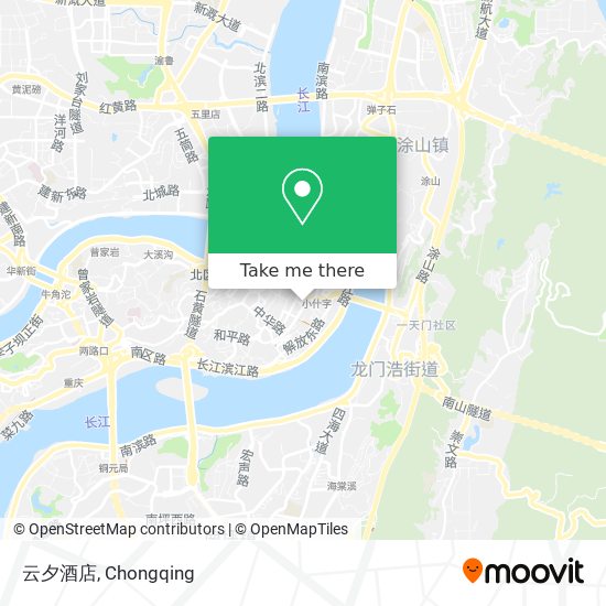 云夕酒店 map