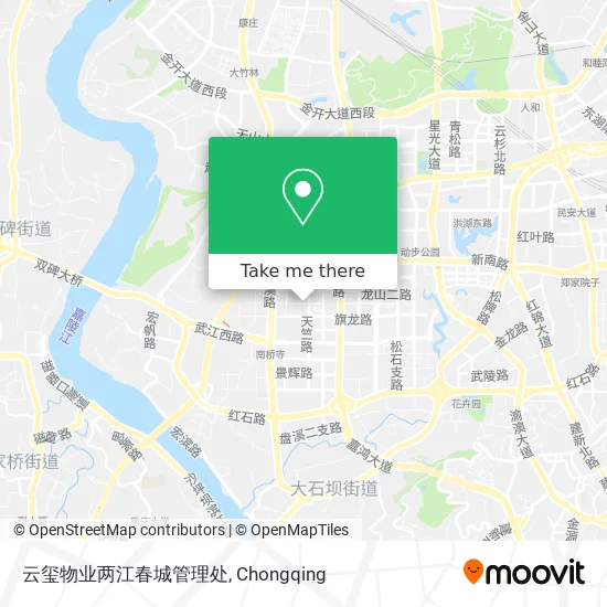 云玺物业两江春城管理处 map
