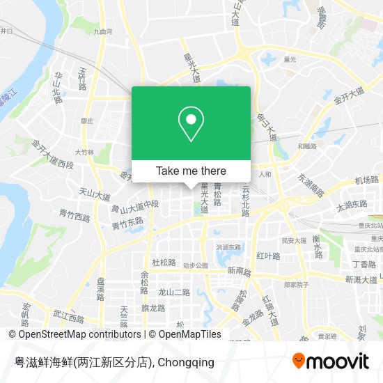 粤滋鲜海鲜(两江新区分店) map