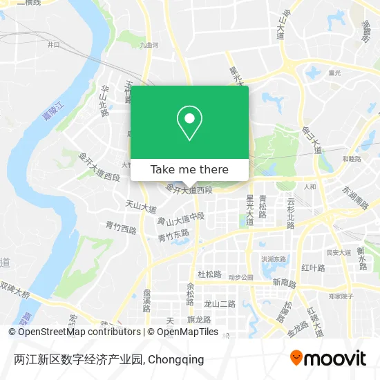 两江新区数字经济产业园 map