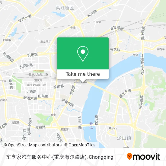 车享家汽车服务中心(重庆海尔路店) map