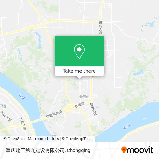 重庆建工第九建设有限公司 map
