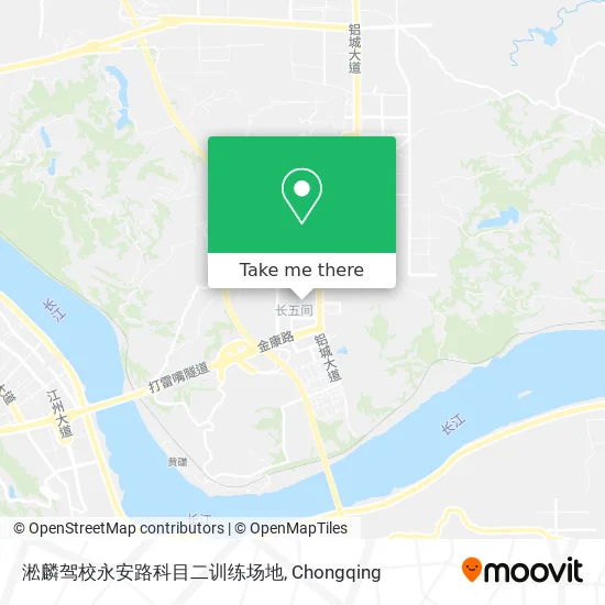 淞麟驾校永安路科目二训练场地 map