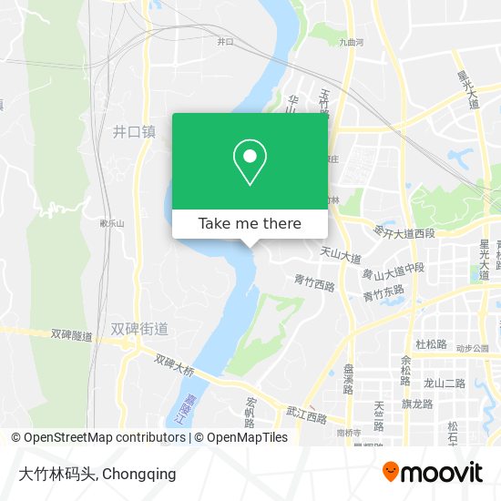 大竹林码头 map