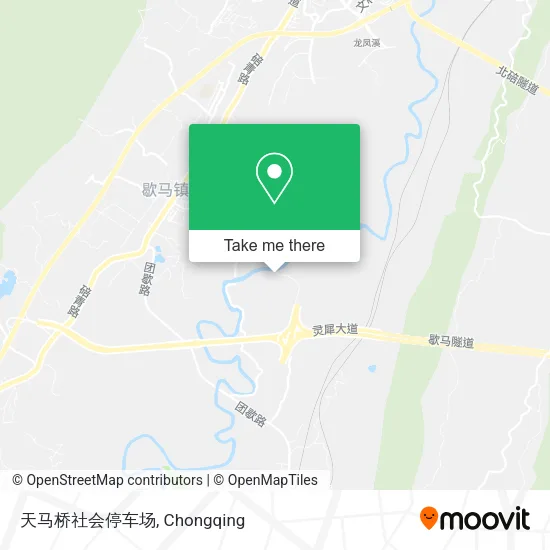 天马桥社会停车场 map