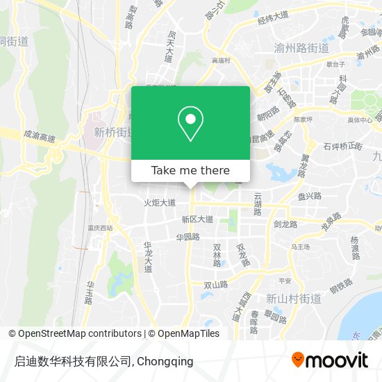 启迪数华科技有限公司 map