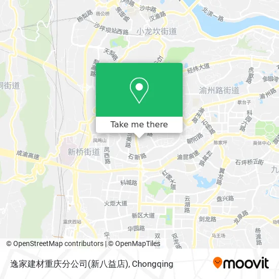 逸家建材重庆分公司(新八益店) map