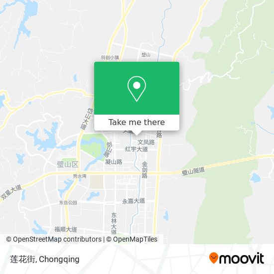 莲花街 map